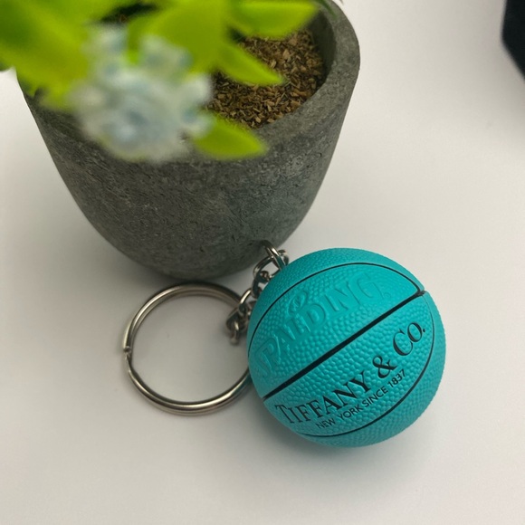 Affordable Fashion Finds Accessories - Affordable Fashion Finds Turquoise Basketball Keychain